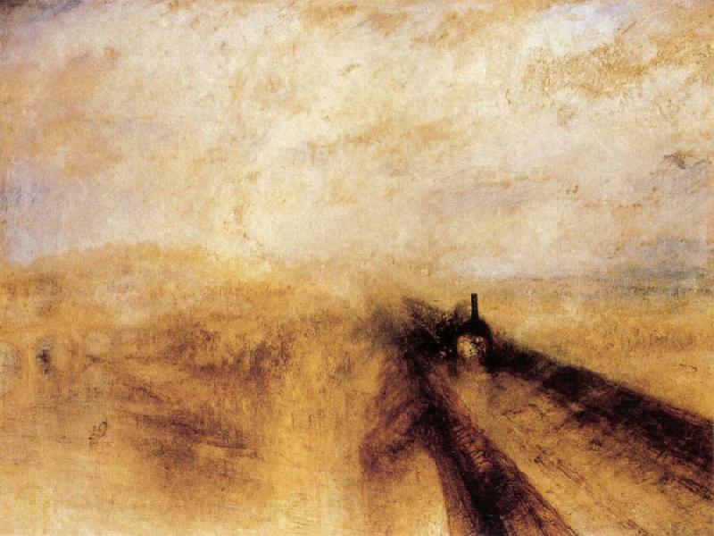 J.M.W. Turner Rain,Steam and Speed-The Great Western Railway Spain oil painting art